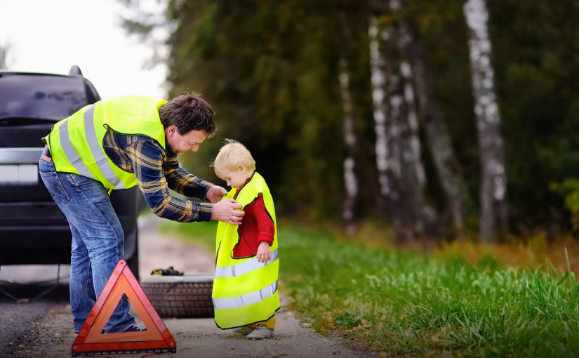 How many safety vests needed in a car?