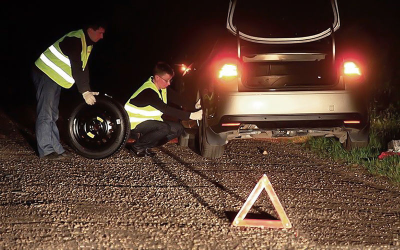 Does your car have reflective tape?